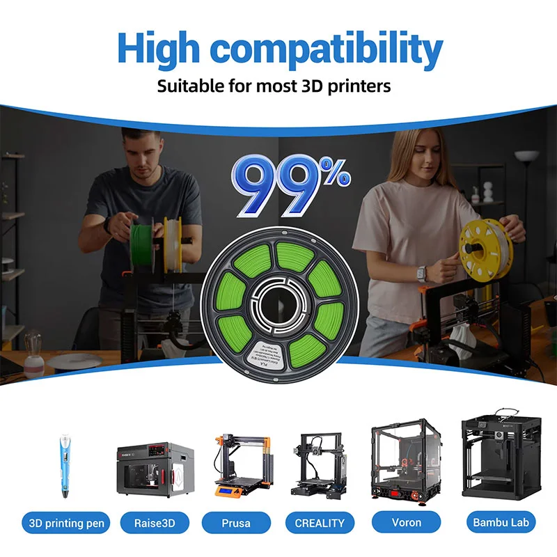 1.75mm(0.07in) Universal PLA 3D printer filament RF052